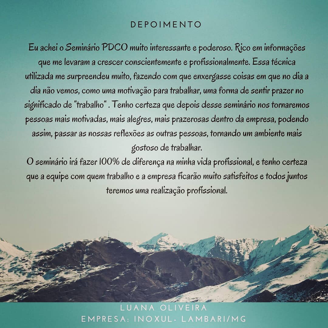 Depoimento de Luana Oliveira sobre o PDCO# Para ver mais, acesse nossa página do Facebook (Nexo